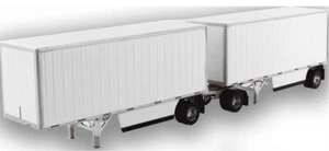 DIECAST MASTERS - 2 Anhänger mit 40-Fuß-Container - 1/50 - DCM91036 - Picture 1 of 5