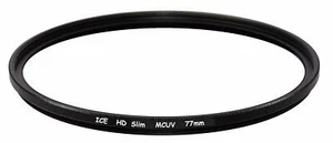 ICE HD 77mm Slim UV MCUV 77 MC Filter Hard Coated EZ Clean 16 Layer Multi-Coated - Picture 1 of 2