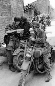 WW2 - Estafette moto des paras allemands - Picture 1 of 1