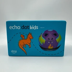 New-Amazon-Echo Dot-Kids Edition-with Alexa-5th Gen-Dragon Or Owl-Free Shipping! - Picture 1 of 11