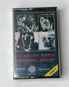 The Rolling Stones Emotional Rescue Cassette Tape 1981 ABC 866 Rare Version HTF - Picture 1 of 8