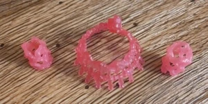 Monster High Doll Waist Belt Crown Pink Lot Accessories W/ Arm Wraps - Picture 1 of 5