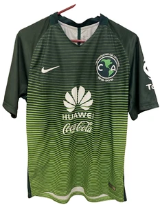 Club America Soccer Jersey Youth XXL  Gorge Green Centenario De Leyenda Huawei - Picture 1 of 9