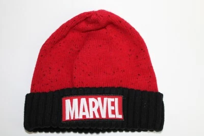 Boy's Gap Kids Wool Blend Marvel Comics Beanie Hat Red Black Size L/XL 55-57CM - Image 1 of 4