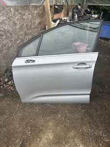 2012 CITROEN C4 MK2 PASSENGER SIDE FRONT DOOR IN SILVER EZR - Picture 1 of 1