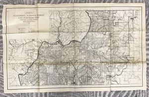 ALLEGHENY NATIONAL FOREST AND PURCHASE UNIT-NORTHERN RANGER DISTRICT MAP-PA-1942 - Picture 1 of 2