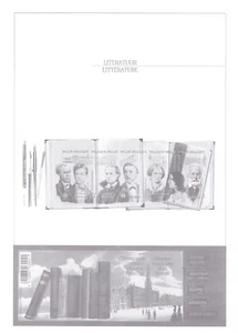 Belgium Sc2420a Author, Paul Verlaine, Multatuli, Victor Hugo, Minister Proof - Picture 1 of 1