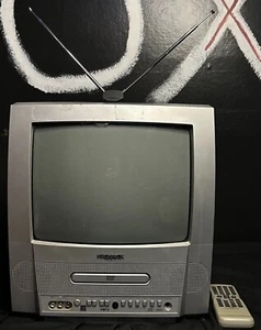 Magnavox Tv DVD Combo MSD513E With Remote and Rabbit Ear Antenna Retro Gaming - Picture 1 of 15