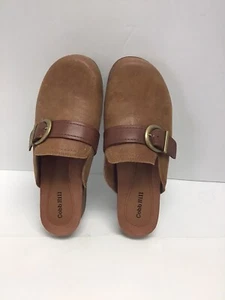 Cobb Hill Women's Clog  Brown Suede Leather Low Heel size7 EUC - Picture 1 of 8