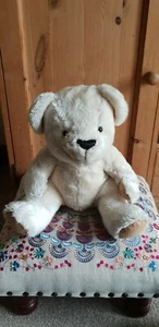 Vintage Beams UK cremefarben sitzender Teddybär Plüschtier weiches Stofftier Spielzeug 13 Zoll süß - Bild 1 von 8
