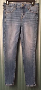 American Eagle Women 4 Short 26x26 Medium Wash Super Stretch Jegging - Picture 1 of 9