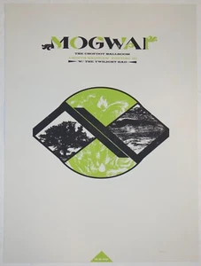2009 Mogwai - Pontiac Silkscreen Concert Poster s/n by Silent Giants - Picture 1 of 1