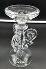 Shannon 24% LEAD CRYSTAL HEART 6.5" Candlestick Godinger Silver Art Style 3586