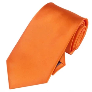 Men's Orange Tie - Picture 1 of 1