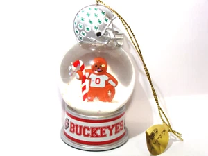 Ohio State University BUCKEYES X-MAS Ornament Lebkuchenmann Schneekugel Danbury - Bild 1 von 5