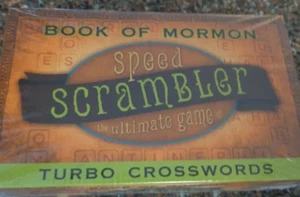 Book of Mormon Speed Scrambler Ultimate Game of Turbo Crosswords LDS New, Sealed - Picture 1 of 2