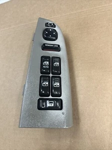 99-02 Chevy Suburban GMC Yukon Master Window Control Switch And Bezel Light Gray - Picture 1 of 12