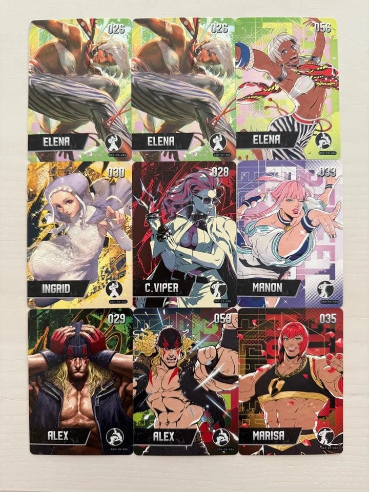 Tarjeta amiibo Street Fighter 6 Elena Manon Marisa Viper Foto 1 de 1