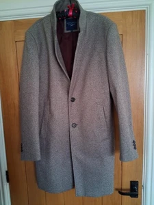 Steel & Jelly Men's Houndstooth Car Overcoat XL - Picture 1 of 10