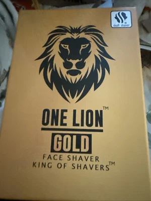 One Lion Gold PRO Electric Foil Shaver Wet Dry Face and Body Shaving by Skull  - Image 1 of 4