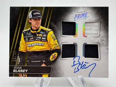 2018 PRIME Racing RYAN BLANEY Quad Patch Auto /50 #QMARB - Image 1 of 2