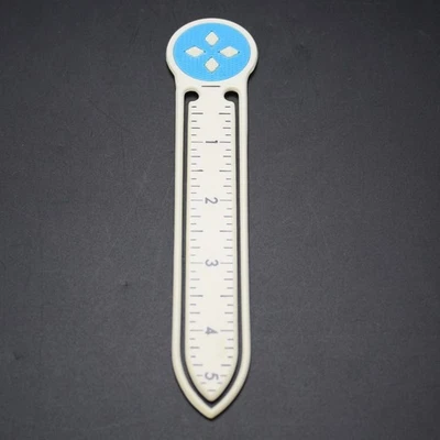 Herramienta de medición de regla de dobladillo marcador modista DYNO vintage hecha en Japón Foto 1 de 4