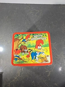 Aladdin Industries 1972 Walter Lantz Woody Woodpecker Metal Lunch Box - READ - Picture 1 of 8