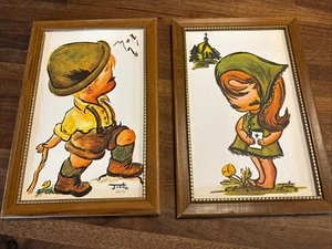 Vintage 1966 MCM Josie Heins Pair Boy 5x8 Prints - Bild 1 von 11