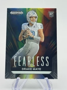2024 Panini Prizm Draft Picks - Fearless Drake Maye #F-DM (RC) - Picture 1 of 2