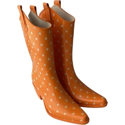 Botas de lluvia Stadium Stompers de goma occidentales Tennessee naranja para mujer EE. UU. 10 EUR 40 Foto 1 de 4