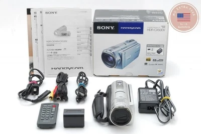 [NEAR MINT in BOX] SONY HDR-CX500V Digital Video Camera Handycam Silver JAPAN - Image 1 of 4