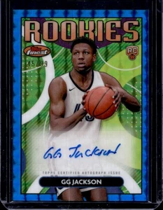 Autógrafo Topps Finest GG Jackson #RFA-GGJ 2023-24 azul geométrico/99 - Imagen 1 de 2