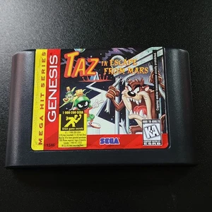 Taz in Escape From Mars, Sega Genesis 1994, original getestet, nur Spiel - Bild 1 von 6