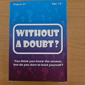 Without a Doubt? A quiz game of: ridiculous questions, guesswork and fun for all - Picture 1 of 2