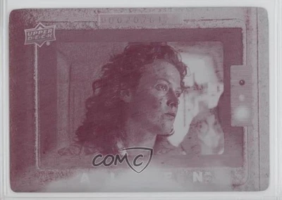 2017 Alien Movie Printing Plate Magenta Modern 1/1 Sigourney Weaver #58 p1l - Image 1 of 3