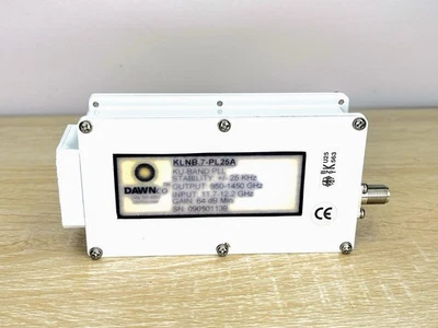 Dawnco KLNB.7-PL25A Ku-Band PLL LNB 11.7–12.2 GHz entrada 950–1450 MHz saída 64dB - Imagem 1 de 4