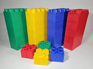 Jumbo Building Blocks for Toddlers 24 Piece Set 3+ Years Large Stackable Plastic - Picture 1 of 8