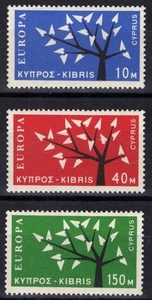 ZAYIX Cyprus 219-221 MH Europa Trees Nature 083022S97 - Picture 1 of 2