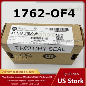 NEW Sealed 1762-OF4 AB MicroLogix 4CH Analog OUTPUT Module 1762OF4 US Free Tax - Picture 1 of 4
