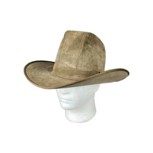 Sombrero de Vaquero Artel Talla 7 1/8 Marrón Western Wear EE. UU. Vintage Gamuza Sillín Emblema  - Imagen 1 de 16
