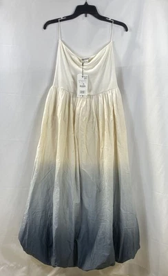 Zara Beige Ombre Sleeveless Maxi Dress Women's Size Large - Image 1 of 4