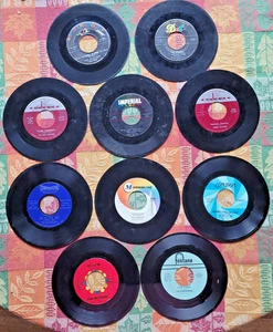 10 Record 45 Rpm Lot, Various Artists, See Pictures For Titles. - Picture 1 of 2