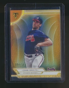 2018 TRIPLE THREADS AMBER /199 JOHN SMOLTZ BRAVES - Picture 1 of 1