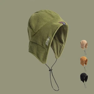 Casual Ear Protection Caps Adjustable Bomber Hats Fur Caps Autumn Winter - Picture 1 of 16