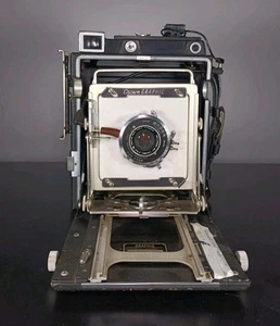 Graflex 4x5 Crown Graphic, Top Rangefinder Camera 90mm f/6.8 Lens - Bild 1 von 19