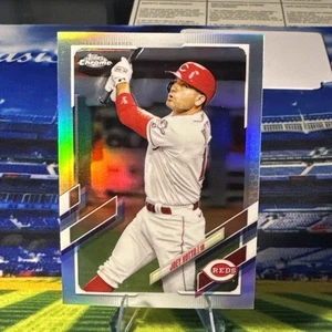 2021 Topps Chrome Refractors Joey Votto #156 Cincinnati Reds - Picture 1 of 2