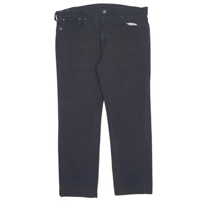 LEVIS 502 Jeans Regular Taper Fit Black Denim Trousers Mens W38 L27 - Image 1 of 4