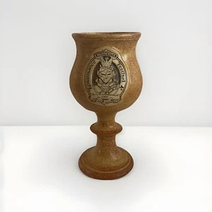 Calice MN Festival del Rinascimento 1997 ceramica color oro altezza 7,5". - Foto 1 di 3