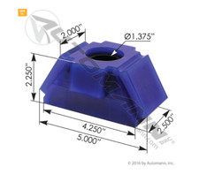 Automann M596651UB Cab Mount Poly Kenworth