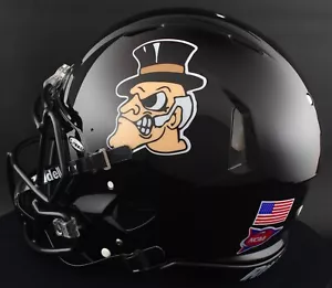 WAKE FOREST DEMON DEACONS NCAA Riddell Speed Full Size AUTHENTIC Football Helmet - Picture 1 of 4